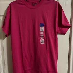 Gildan Men’s Short Sleeve Crewneck T-Shirt - Hot Pink